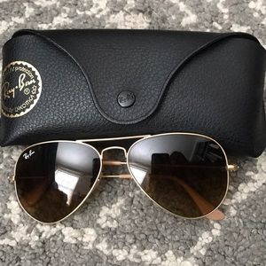 Gold Rim Ray Bans